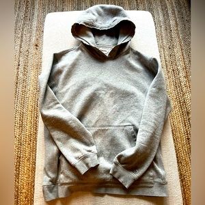 Taylor Stitch Heavy Bag Hoodie in Heather Gray L42